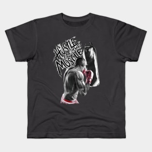 Hustle For The Muscle Kids T-Shirt